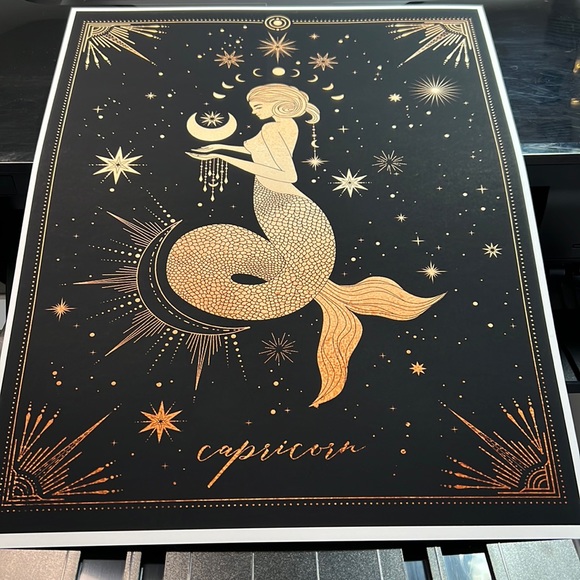 Capricorn Wall Art Celestial Zodiac Horoscope Print Poster Unframed - Picture 11 of 16